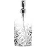 Conjunto Banheiro Bancada Minsk Prata Wolff 3pçs Vidro Sabonete Líquido Escovas Saboneteira